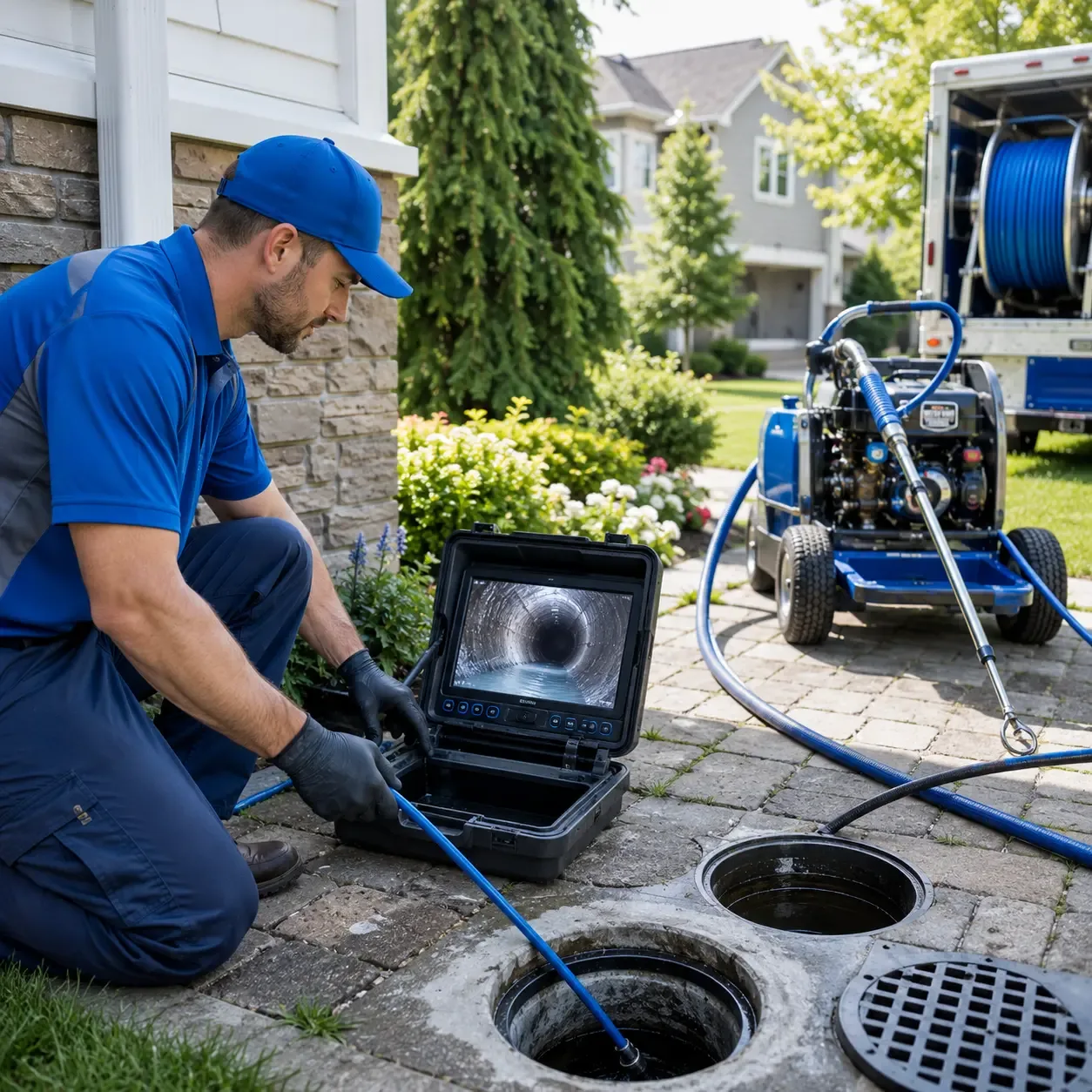 Outdoor drain cleaning professionals serving La Habra, CA